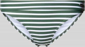 Venice Beach Bikini-Slip mit elastischem Bund und Label-Detail in Oliv, Größe 36