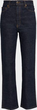 Khaite Abigail Straight-Leg Ankle Jeans
