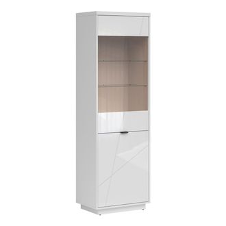 Petits Meubles Vitrina 2 puertas estratificado Blanco