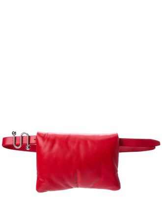 Sportmax Fauno Leather Shoulder Bag