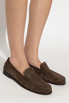 Tod's Cuoio Leather Shoes, Womens, Brown