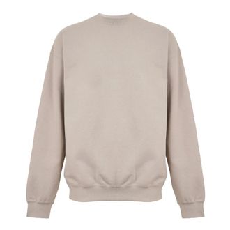 Yohji Yamamoto Brushed Terry Crew Sweat - male - Y-3 - Sweatshirts - Beige - 2XS - Sweatshirts & Hoodies