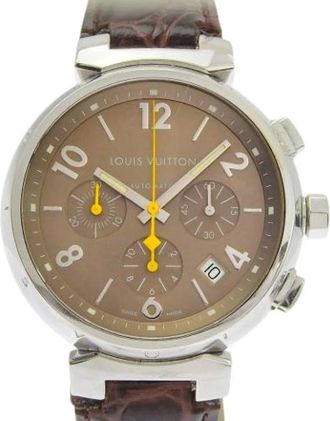 Louis Vuitton Pre-owned Watches, male, Brown, Size: ONE SIZE Pre-owned Vintage Wristwatch