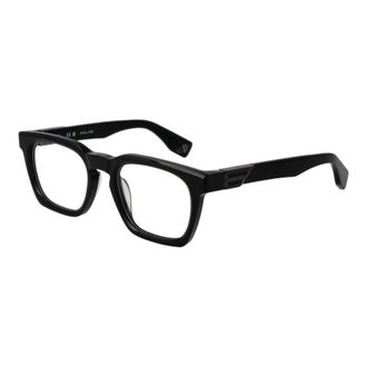 Police Black Cellulose Acetate Glasses Mens (Frames)