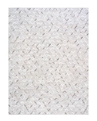 Pasargad Home Galaxy Cowhide & Sari Silk Area Rug