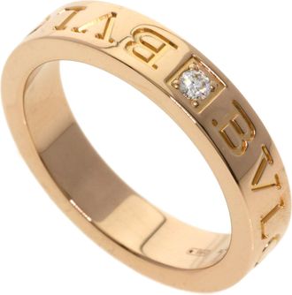 Bulgari Pink Gold (18K) Band Ring (Pre-Owned)