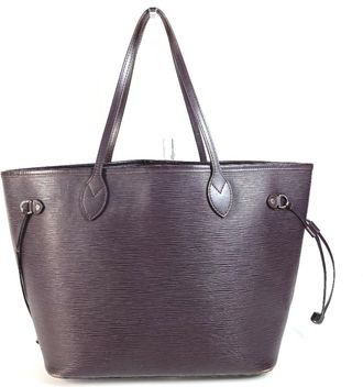 Louis Vuitton Purple Quetsche Epi Leather Shoulder Bag Tote Bag (Pre-Owned)