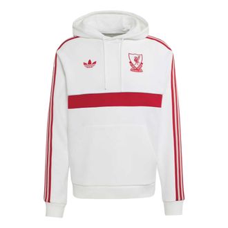 adidas Liverpool FC Hoodie Sweatshirt Asia Sizing White KG2904