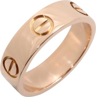 Cartier Gold Pink Gold (18K) Band Ring (Pre-Owned)