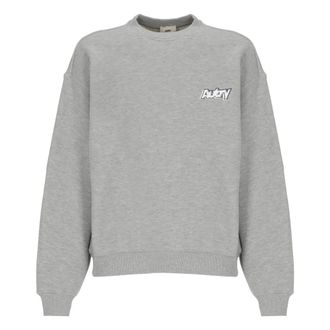Autry Sweatshirts, male, Gray, Size: S Cotton Sweatshirt