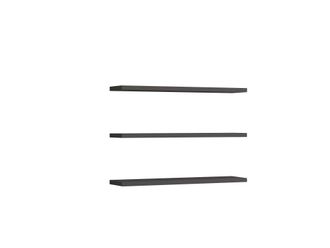 Habitat & Jardin Estante de pared de madera boss - 60 x 1 x 14 cm - antracita