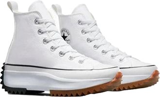 Converse Womens Sneakers Run Star Hike Hi White-Black-Gum Trainers White/black/gum