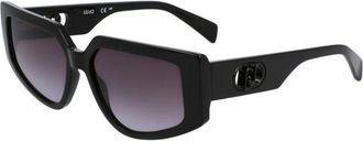 Liu Jo J801S Zonnebrillen - Dames - Zonnebrillen - Zwart - 55 MM - Accessoires