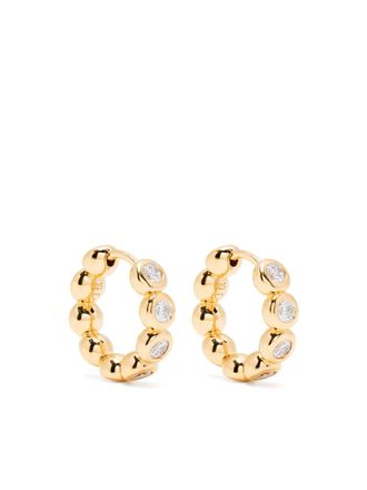 Missoma Tennis small hoop earrings - Gold