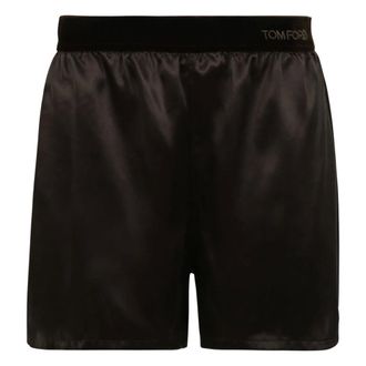 Tom Ford Dames, Nachtkleding & Lounge, Bruin, Maat: S Zijde