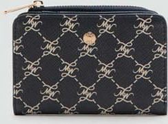 Mango Portafoglio medio stampa logo navy - Donna - Taglia unica - MANGO