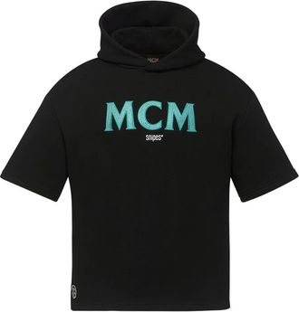 MCM x SNIPES Felpa con cappuccio e strass - Nero