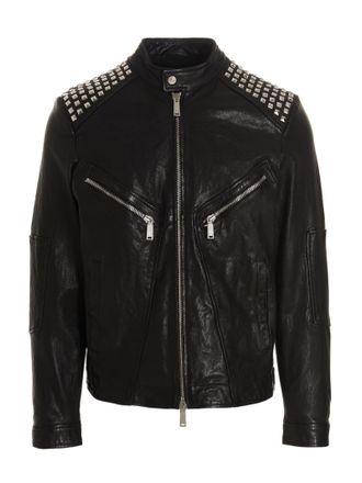 Dsquared2 Studded Leather Jacket
