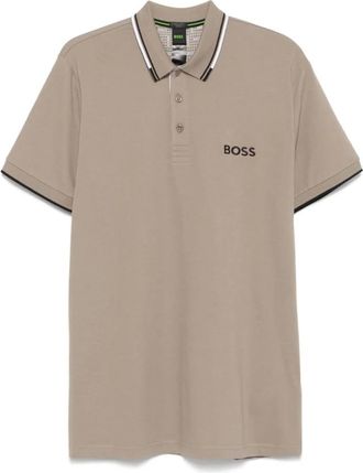 HUGO BOSS Tops, Heren, Grijs, 2Xl, Katoen, Paddy Pro Polo
