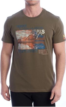 La Martina Heren Grafisch T-shirt - Heren - T-shirts - Groen - 3XL - Katoen - Tops