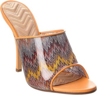 Missoni Vinyl & Leather Sandal