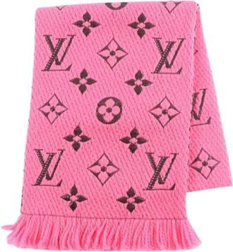 Louis Vuitton Pre-owned Stole - Dames - Vintage Accessoires - Roze - ONE Size - Wol - Vintage
