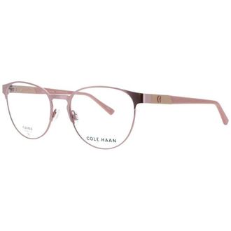 Cole Haan Unisex Rose Gold Tone Rectangular Eyeglass Frames Ch4522