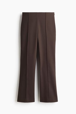 H&M Ausgestellte Hose mit B&uuml;gelfalten - Dunkelbraun