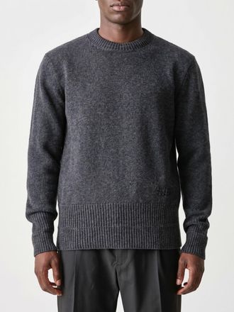 Maison Margiela Maglia girocollo in misto lana con finiture a costine