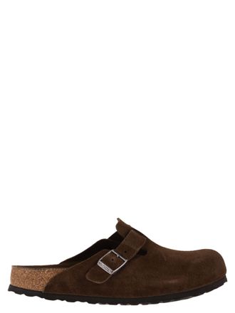 Birkenstock Boston Suede Sabot