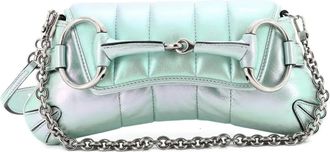 Gucci Borsa a spalla piccola con morsetto - Multicolore