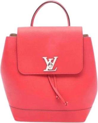 Louis Vuitton Pre-owned Backpacks, female, Red, Size: ONE SIZE Pre-owned Vintage Backpack