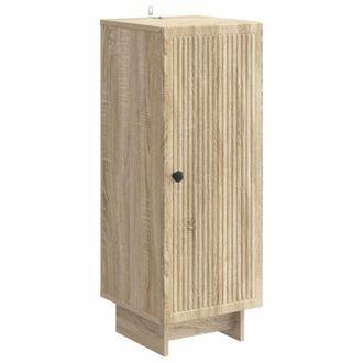 vidaXL Aparador Roble Sonoma 33 X 34,5 X 90 Cm Madera De Ingenier&iacute;a Vidaxl
