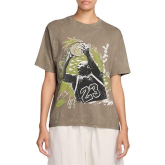 Nike Jordan Flight Cotton Graphic T-Shirt in 247 Khaki/sail at Nordstrom, Size X-Large