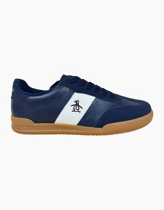 Original Penguin Mens Penguin Giovanni Mens Navy Trainers - Blue - Size: 10