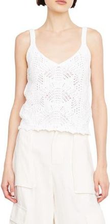Vince Open Stitch Sweater Camisole in Optic White at Nordstrom Rack, Size X-Small