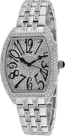 Christian Van Sant Elegant Sparkle Quartz Silver Dial Ladies Watch CV0260