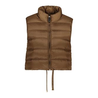 Max Mara Dames, Jassen, Bruin, Maat: S Poliester