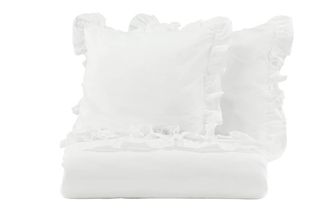 ebuy24 Juego de cama levi 1 juego 220x240cm blanco