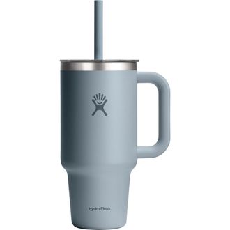 Hydro Flask 32-Ounce Clear Lid Travel Tumbler in Shale Gray at Nordstrom