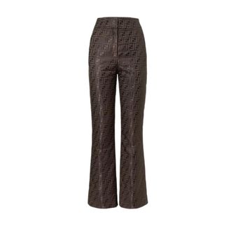 Fendi Ski Broeken - Dames - Broeken - Bruin - Maat: M Katoen