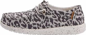 Hey Dude Womens Wendy Cheetah Sneakers In Grey