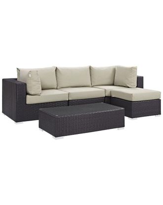 ModWay Convene 5-Piece Outdoor Patio Sectional Set