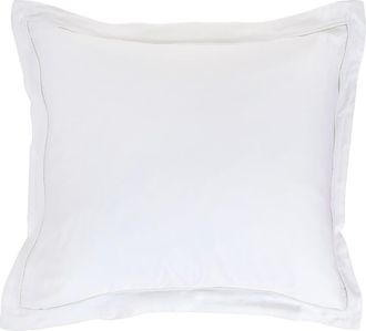 Pom Pom at Home Sheena Sateen Euro Pillow Sham in White at Nordstrom