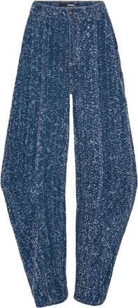 Rotate Denim Loose Fit Pants - Dames - Loose Fit Jeans - Blauw - M - Denim - Jeans