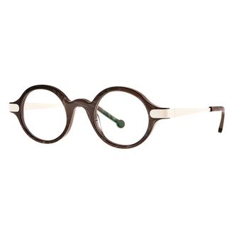 Theo Duet Round Frame - unisex - Accessoires - Bruin - Maat: 45 MM