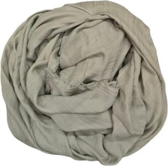 Rick Owens C&eacute;ladon Scarf - unisex - Wintersjaals - Groen - ONE Size - Katoen - Accessoires
