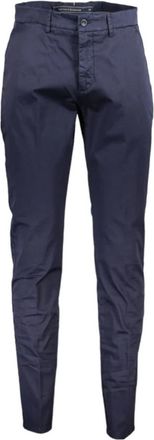 Harmont & Blaine Basis Chino Broek van Katoen - Heren - Chinos - Blauw - L - Katoen - Broeken