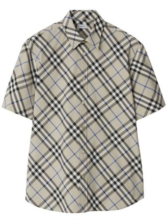 Burberry Nova Check-jacquard shirt - Neutrals