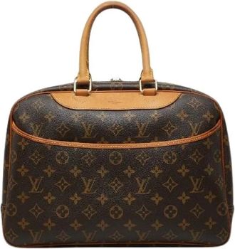 Louis Vuitton Pre-owned Monogram Handbag Deauville - Dames - Vintage Handtas - Bruin - ONE Size - Leer - Vintage